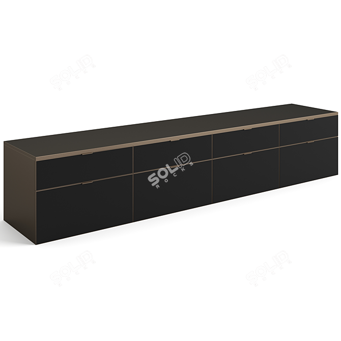 Modern Italian Sideboard by Misuraemme 3D model image 5