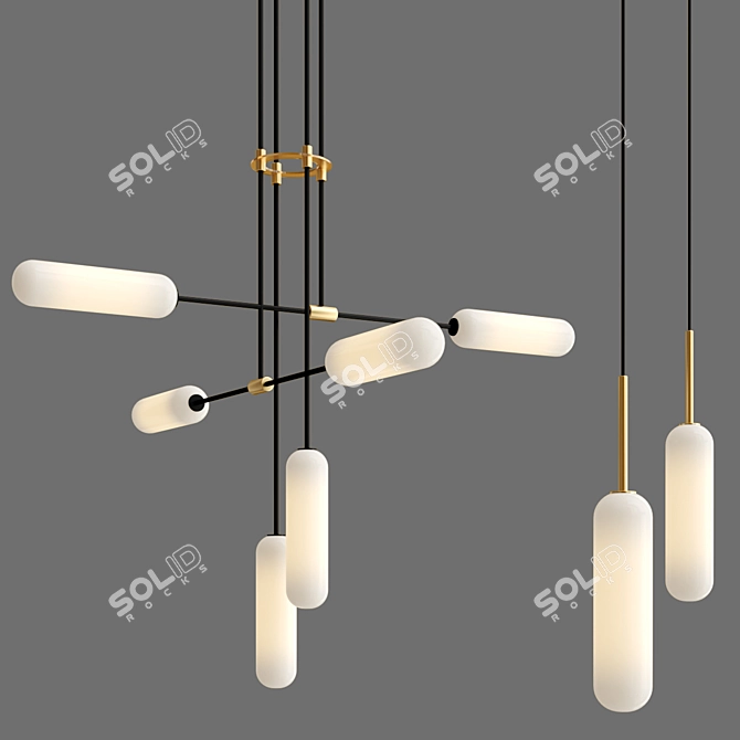 Modern Elegant Aromas Atil Lighting 3D model image 2