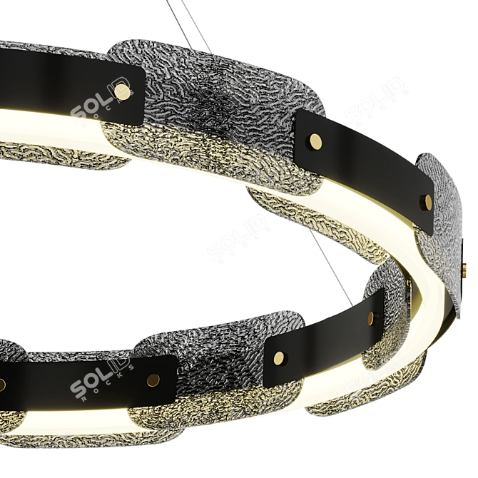 Modern Fuze Chandelier 2015 3D model image 2