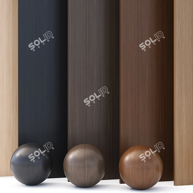 Enhanced Wood Veneer Texture - 6 Color 3D model image 9