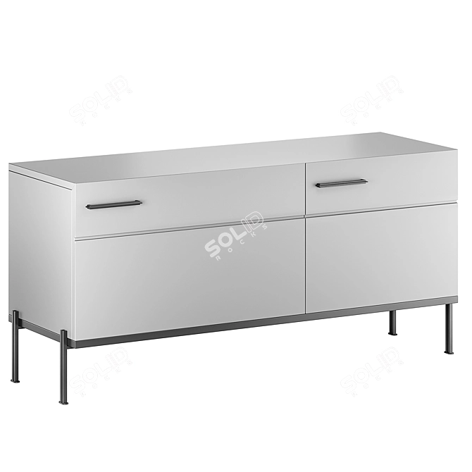 BraginDesign LIGHT Console Cabinet 3D model image 1