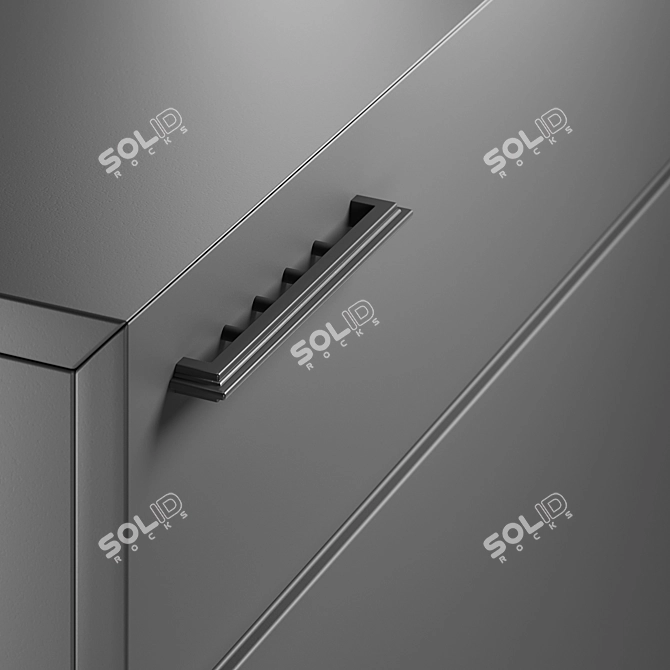 BraginDesign LIGHT Console Cabinet 3D model image 4