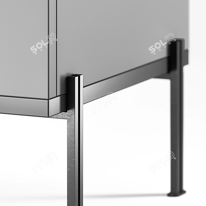 BraginDesign LIGHT Console Cabinet 3D model image 5
