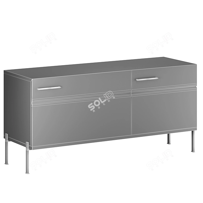BraginDesign LIGHT Console Cabinet 3D model image 9