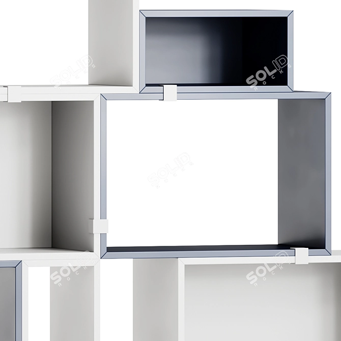 Muuto Stacked Storage System Config 2 3D model image 3