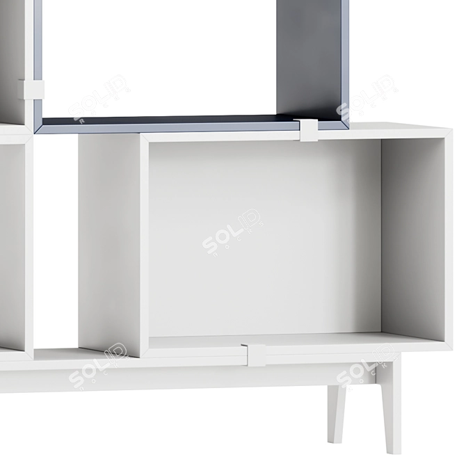 Muuto Stacked Storage System Config 2 3D model image 5