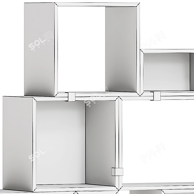 Muuto Stacked Storage System Config 2 3D model image 7