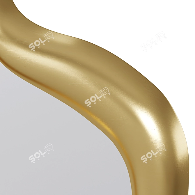 Kare Design Holographic Wall Mirror 3D model image 3