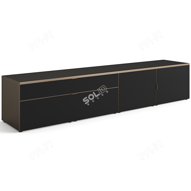 Modern Minimalist Plan Sideboard 3D model image 5