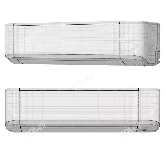 Mitsubishi-Heavy Split Conditioner 3DMax Model 3D model image 2