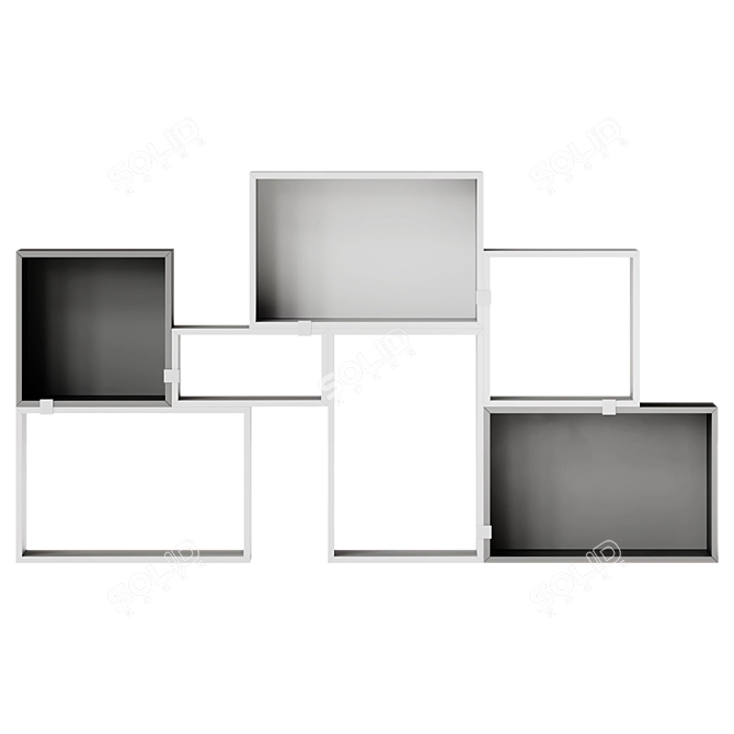 Muuto Stacked Configurations 3 Storage 3D model image 2