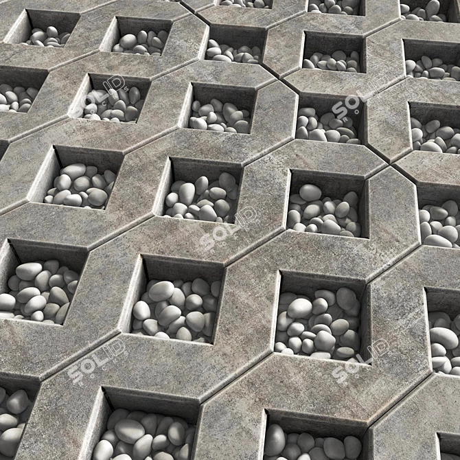 EcoPark Textured 3D Model 3D model image 1