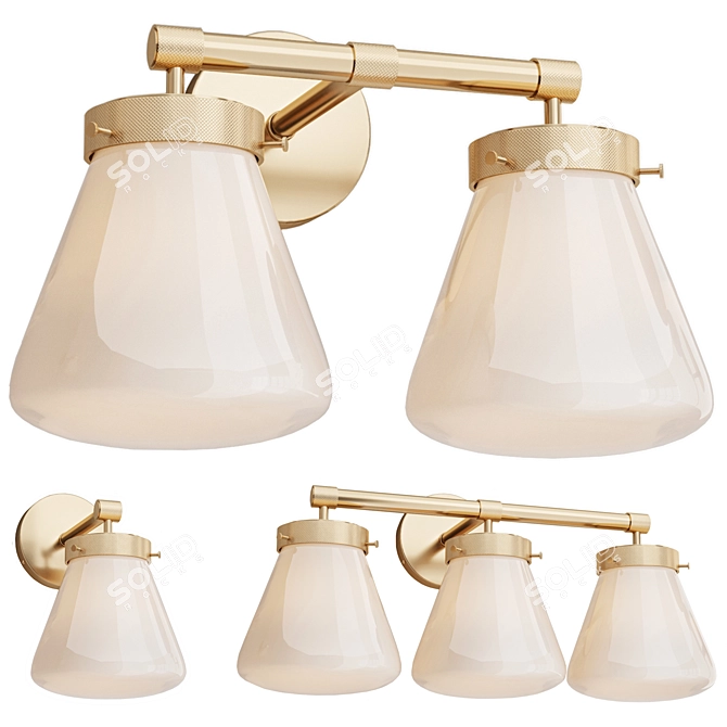 Trask Rejuvenation Sconces Variety 3D model image 1