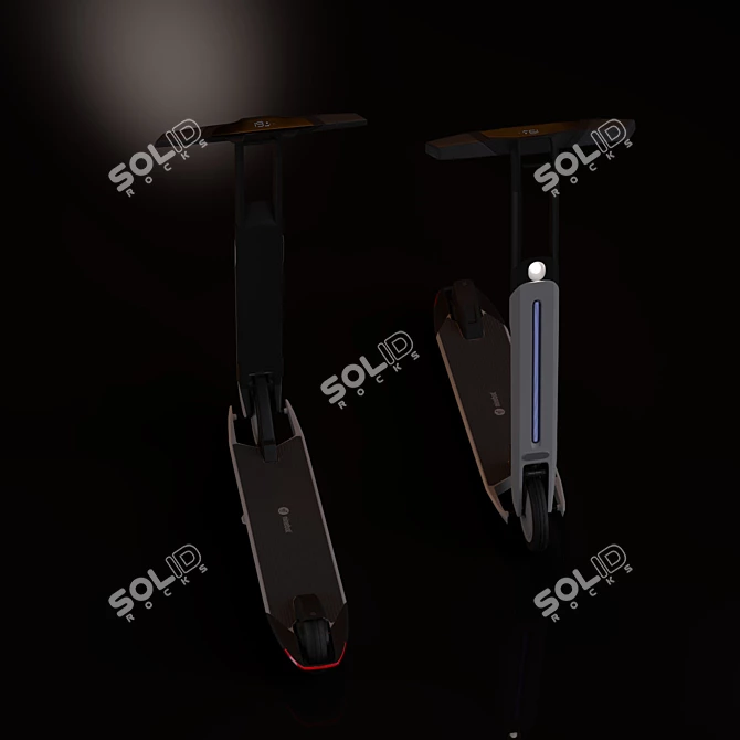 Ninebot Air T15E Electric Scooter 3D model image 6