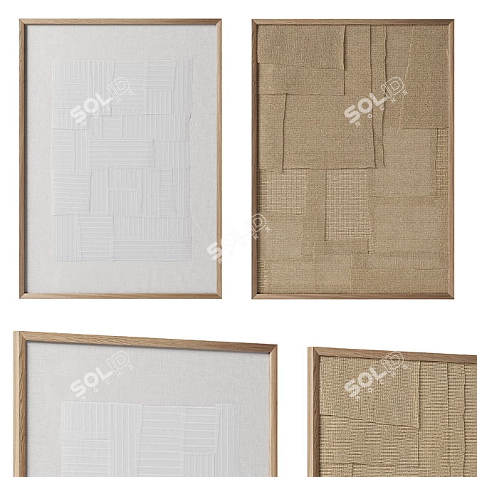 Abstract Art Prints Set, 50x70cm 3D model image 1