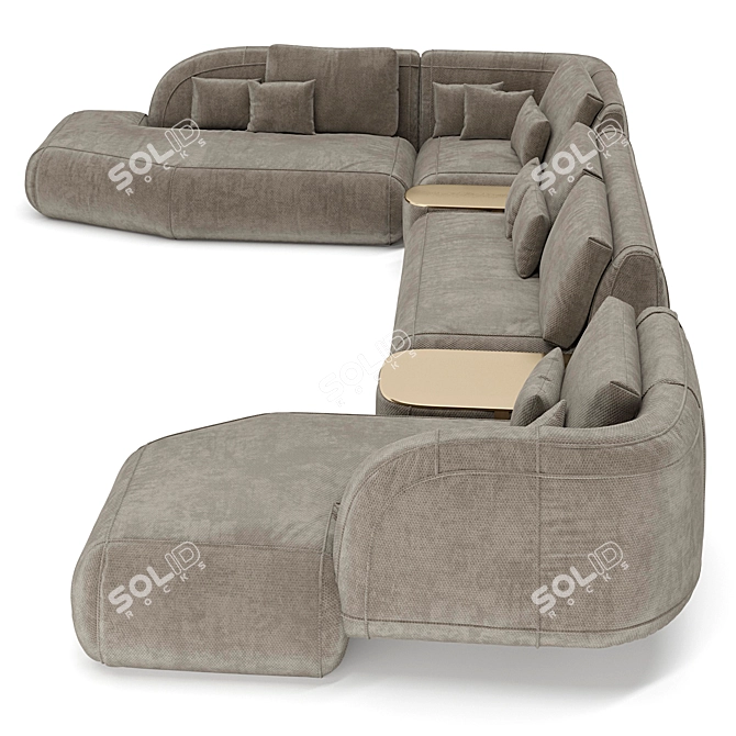 Modular Turbosmooth Sofa Downloadable 3D model image 4