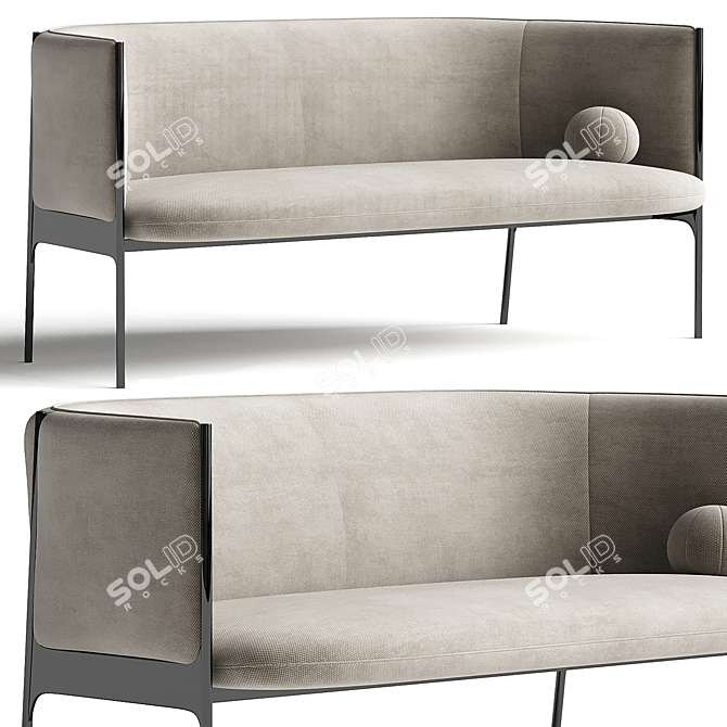 Luxury ARIMCHAIR Model for Interior 3D model image 1