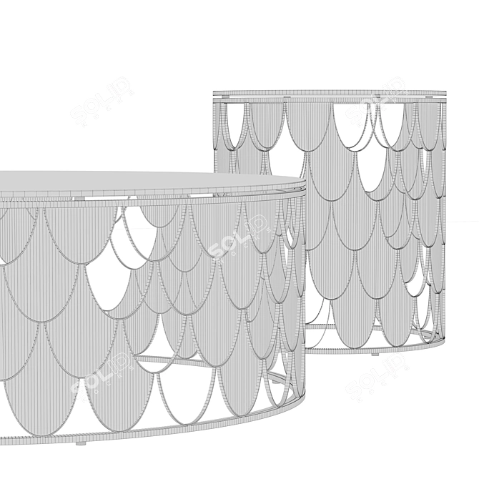 Eichholtz L'INDISCRET Coffee Tables Set 3D model image 3