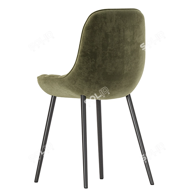 Modern Rumba Kitchen Chair Collection 3D model image 5