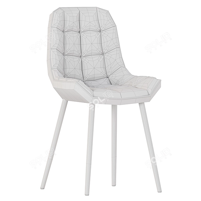 Modern Rumba Kitchen Chair Collection 3D model image 6