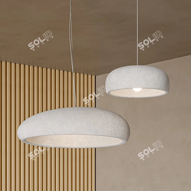 Globular Clouds Pendant Light 3D model image 2