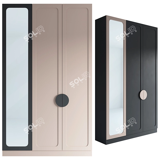 Modern Hallway Composition 112 3D model image 1