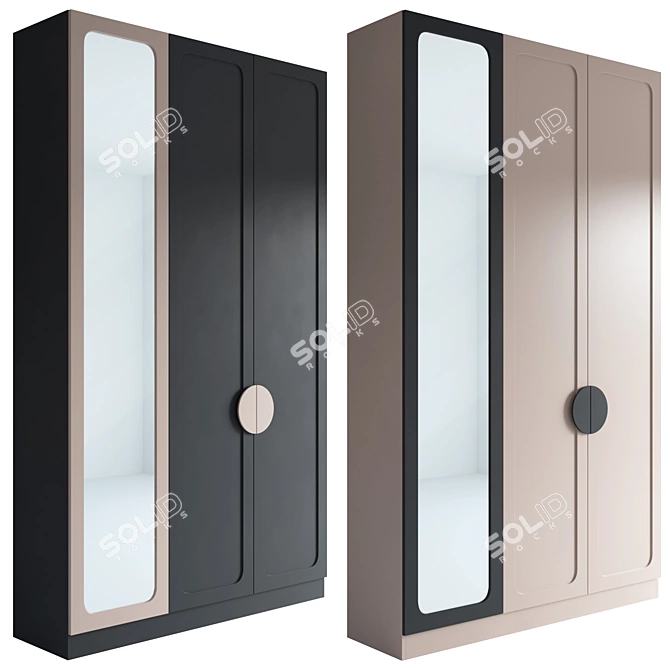 Modern Hallway Composition 112 3D model image 3