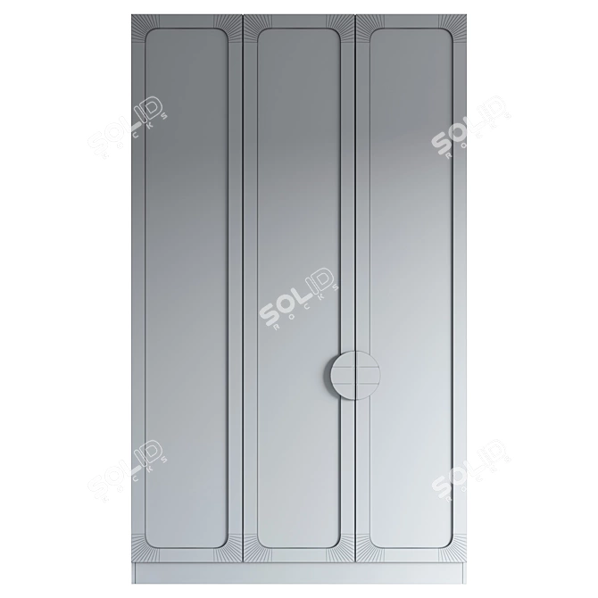 Modern Hallway Composition 112 3D model image 4