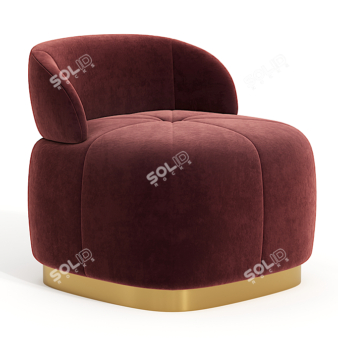 Sleek Modern Moanne MAJESTIC Model 3D model image 2