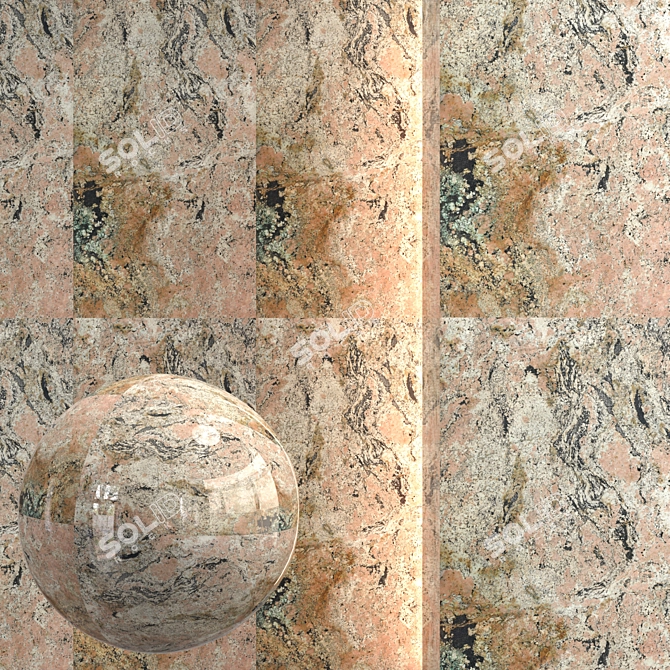  High-Resolution Stone Texture Pack 3D model image 1