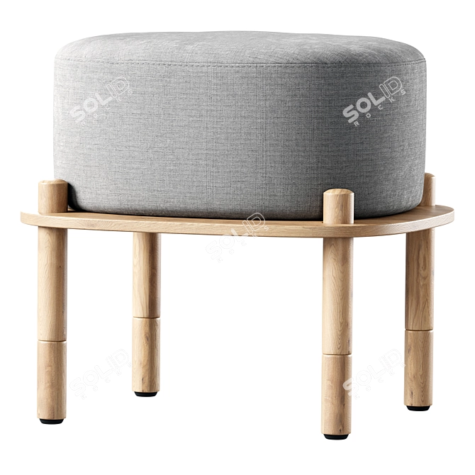 Muse Pouf by Cosmo 3D model image 3