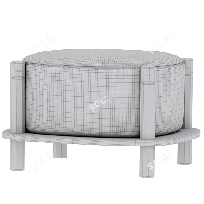 Muse Pouf by Cosmo 3D model image 5