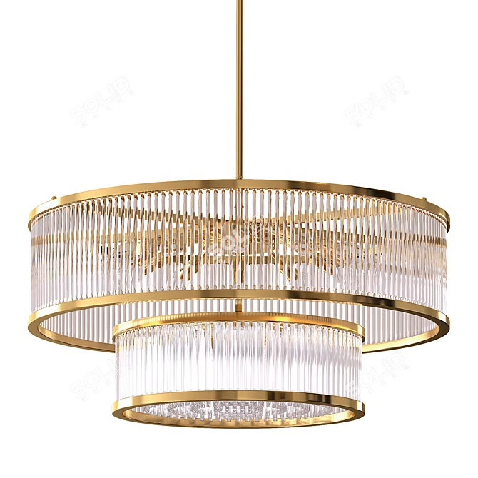 Romatti MARA Round Chandelier 3D model image 1