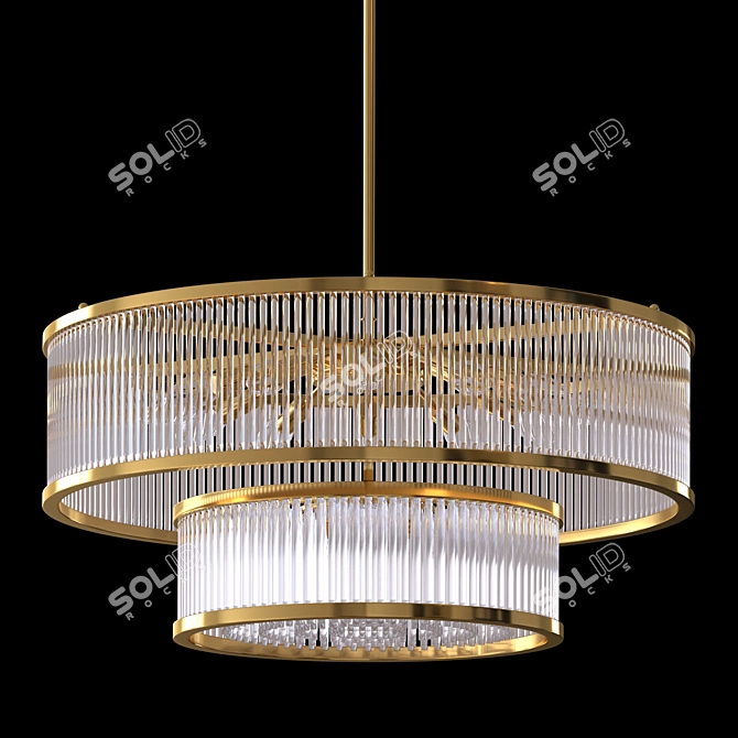 Romatti MARA Round Chandelier 3D model image 2