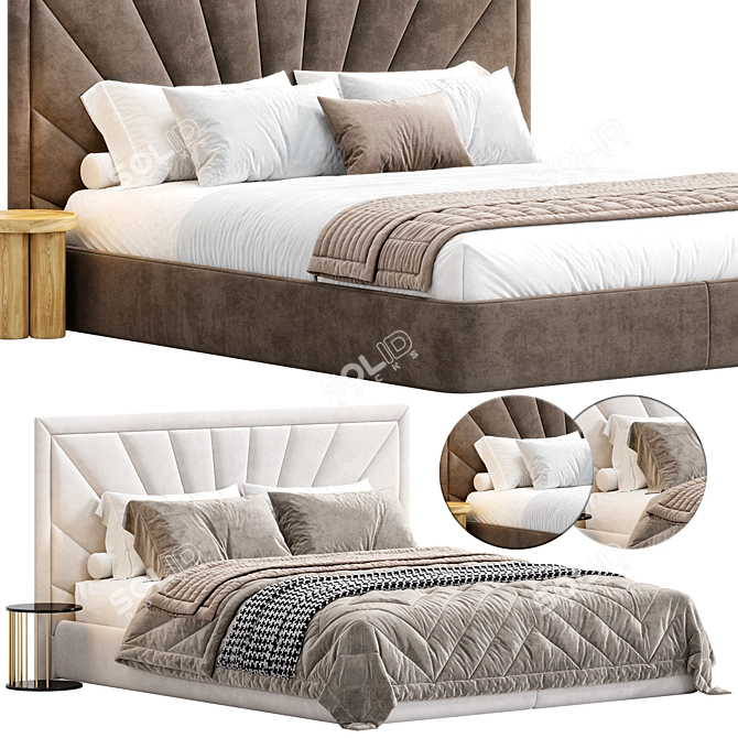 Sensorsleep Cassandra Bed 2015 3D model image 1