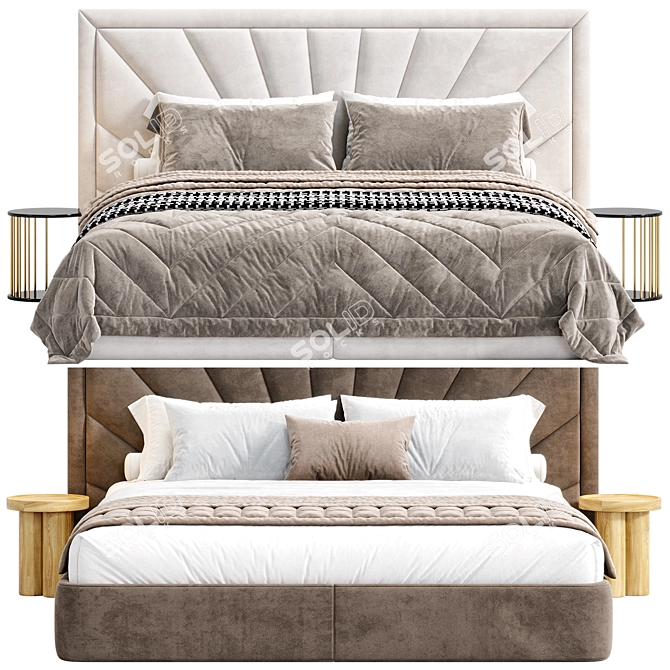 Sensorsleep Cassandra Bed 2015 3D model image 3