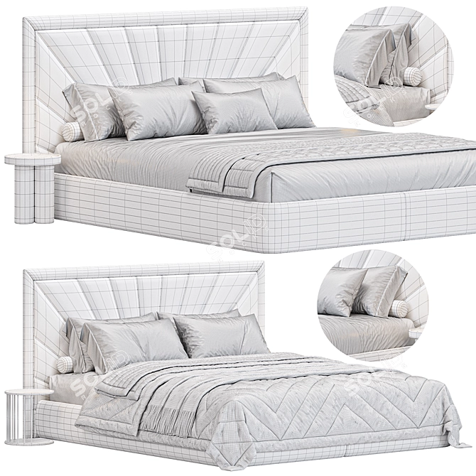 Sensorsleep Cassandra Bed 2015 3D model image 6