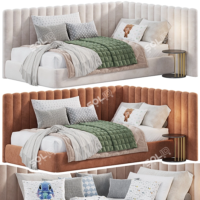 Kids Bed Natan Lavsit Furniture 3D model image 1