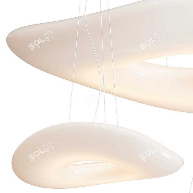 Chic Mr. Magoo Pendant Lights 3D model image 3
