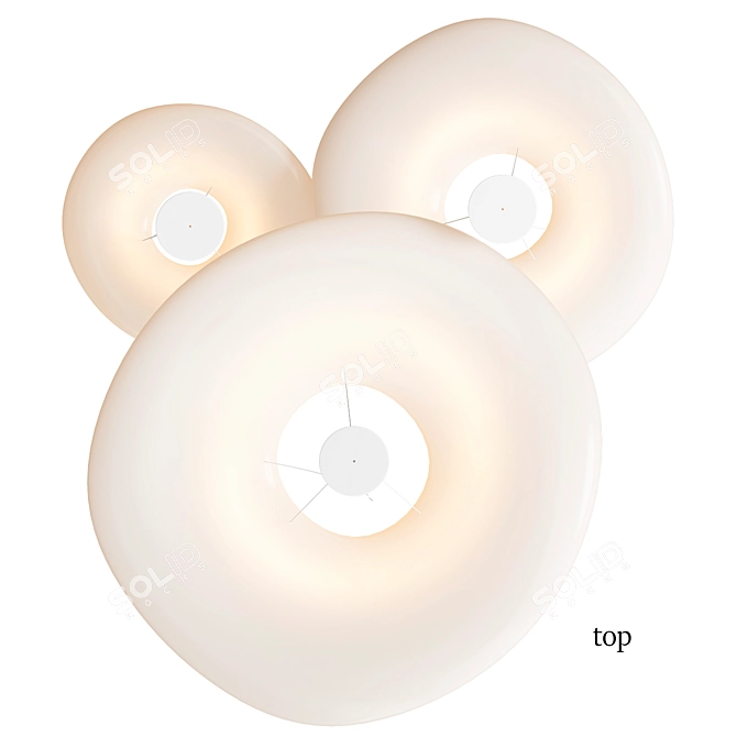 Chic Mr. Magoo Pendant Lights 3D model image 4