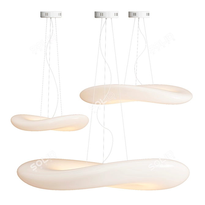 Chic Mr. Magoo Pendant Lights 3D model image 5