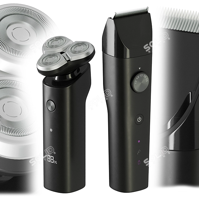 Xiaomi Mijia Grooming Set S500 3D model image 1