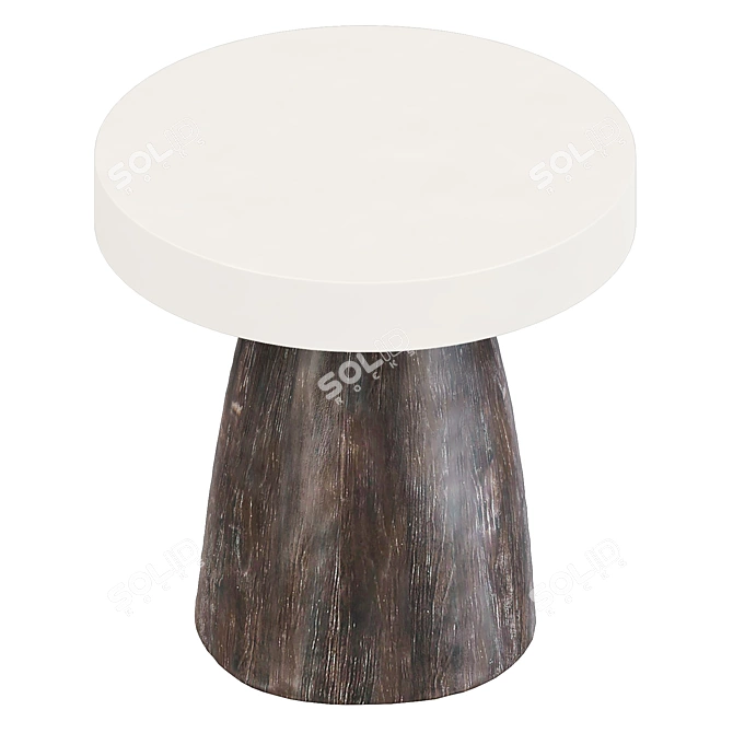 Bernhardt Loft Arlo Side Table 3D model image 1