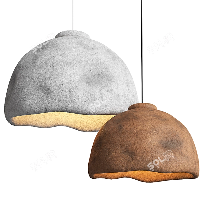 Illuminating Gaspar Pendant Lights 3D model image 1