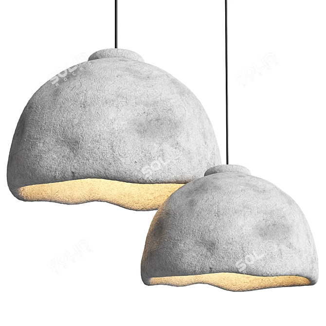 Illuminating Gaspar Pendant Lights 3D model image 2