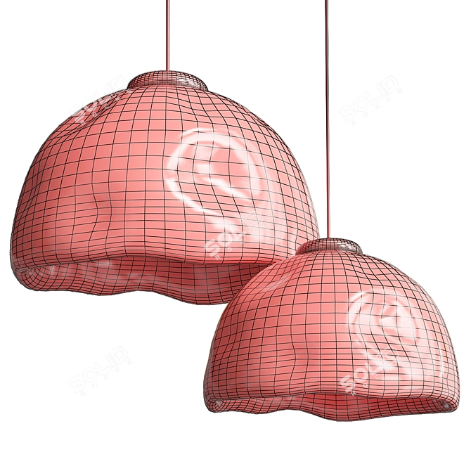 Illuminating Gaspar Pendant Lights 3D model image 4