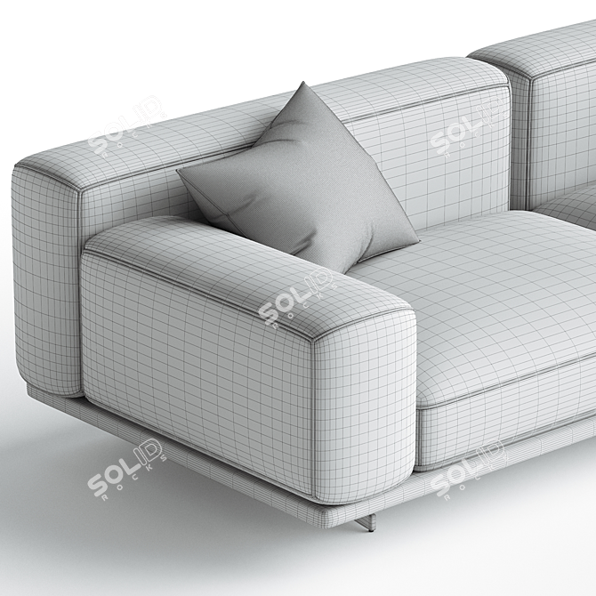 Eichholtz Sofa Grasso: Stylish Modern Design 3D model image 2