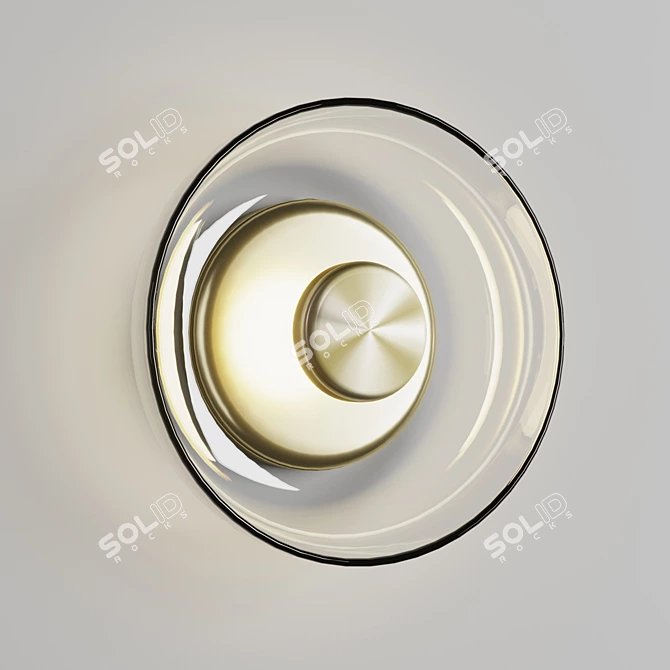 Arctic Glow Wall Luminaire 3D model image 1