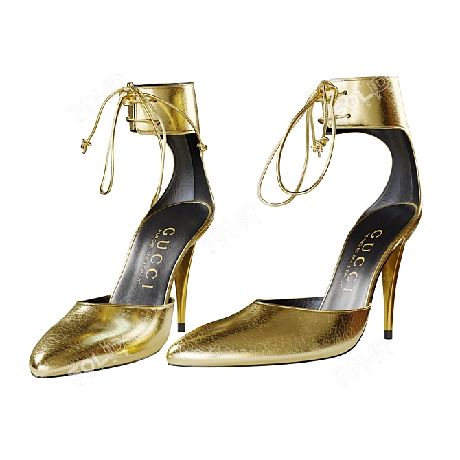 Gucci Women's Shoes 3D Model 3D model image 4