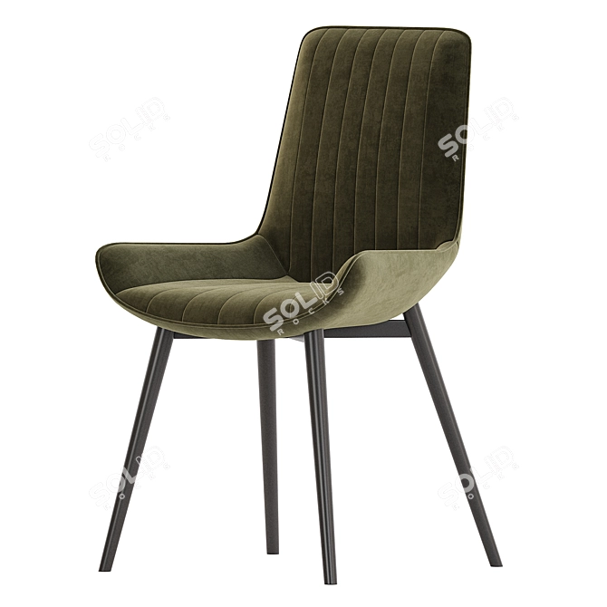 Girona Blue Chair Collection(Gravity Dimension) 3D model image 4